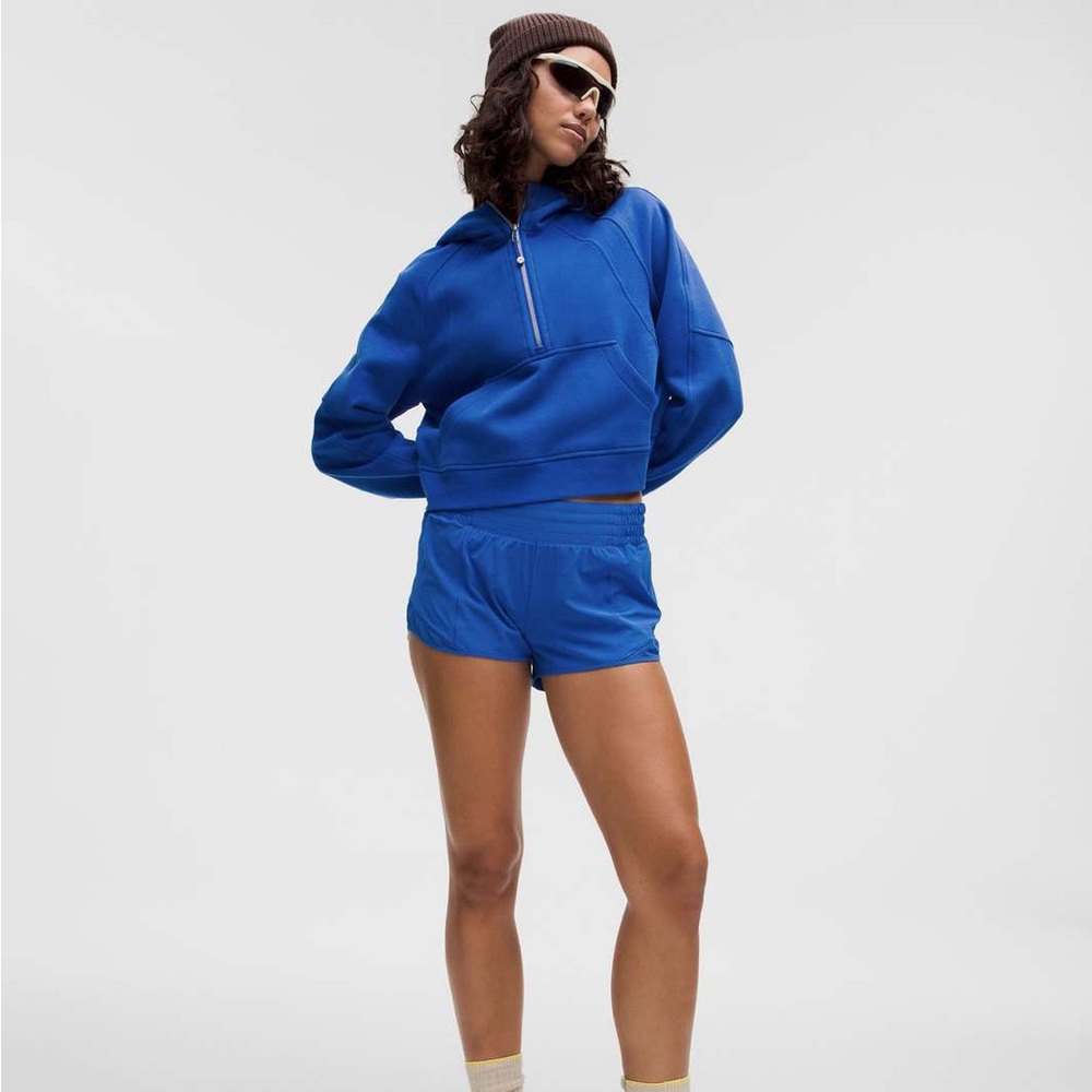 Lululemon Scuba Oversized Half-Zip Hoodie - Cerulean Blue | Size M/L